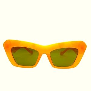 Orange funky sunglasses